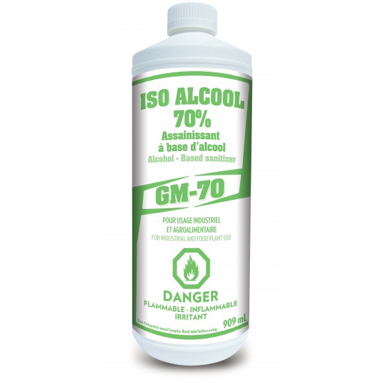 GM-70 - ISO ALCOOL 70% - 909ml